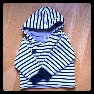 Petit Bateau jacket coat 6 months - so cozy!